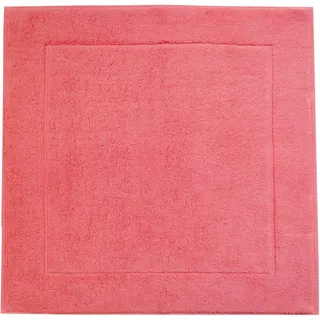 framsohn frottier Badteppich Uni Basic Hotelmatte Orange 50 x 70 cm
